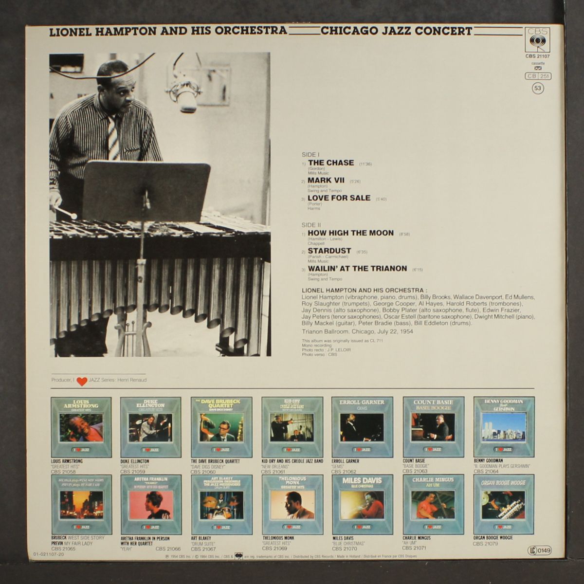 chicago jazz concert by LIONEL HAMPTON