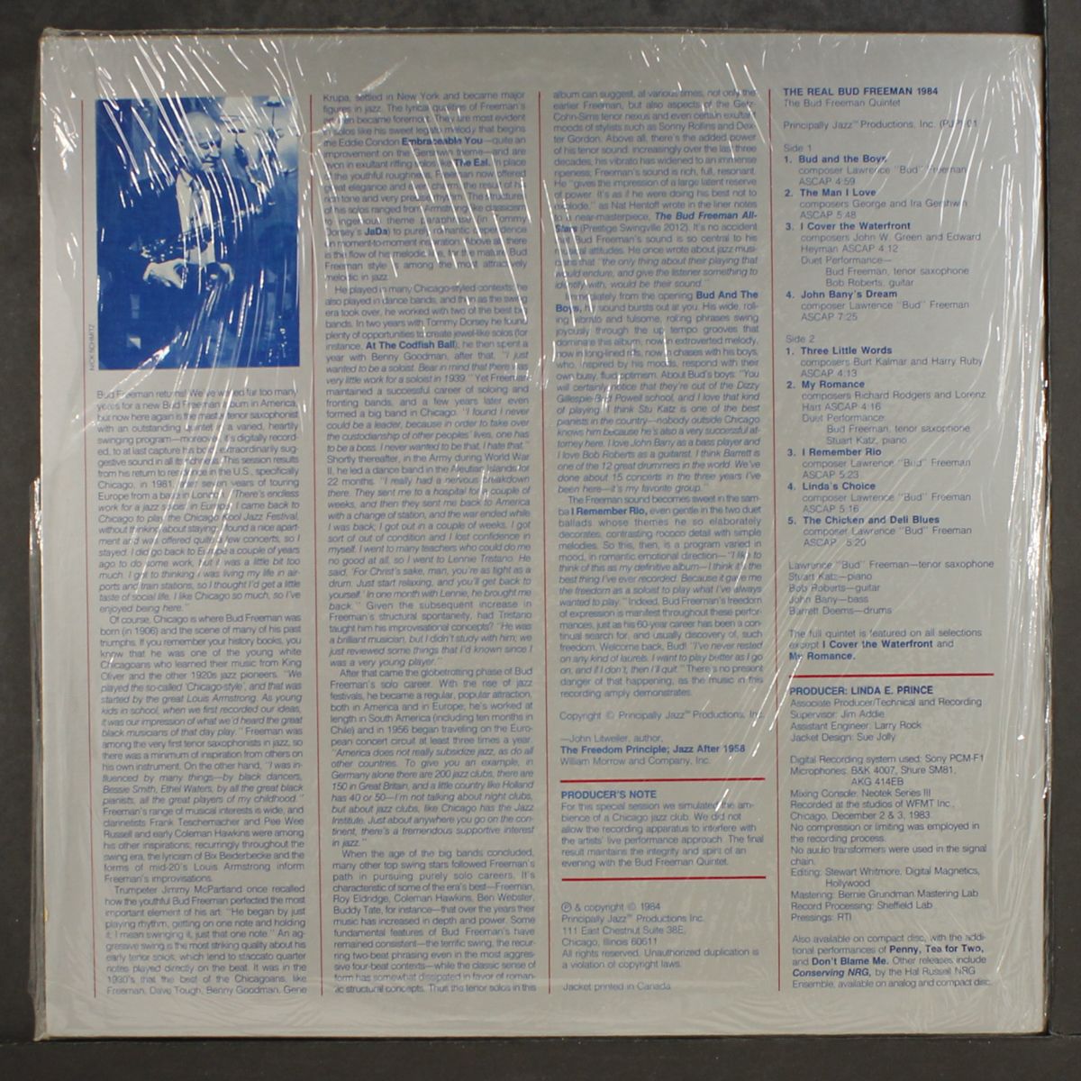 the real bud freeman 1984 by BUD FREEMAN
