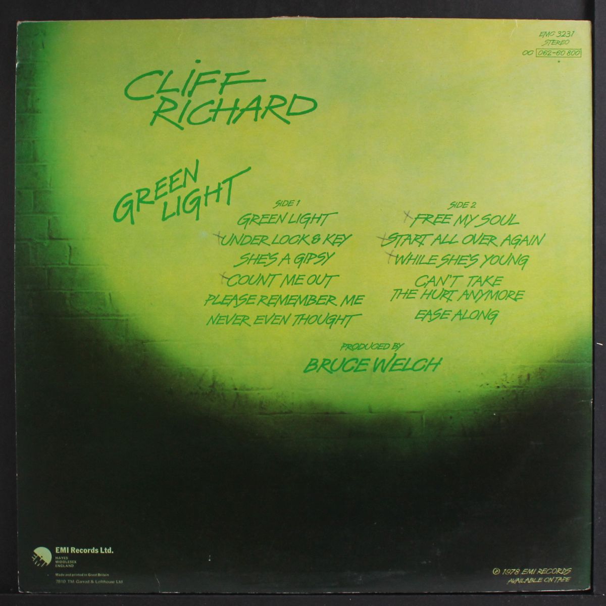 green light by CLIFF RICHARD