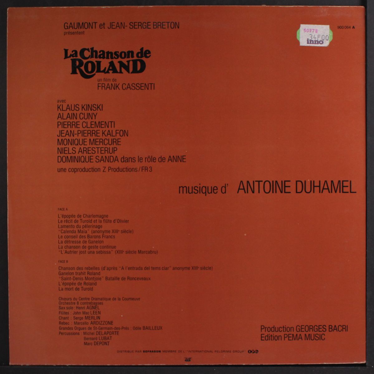la chanson de roland by SOUNDTRACK