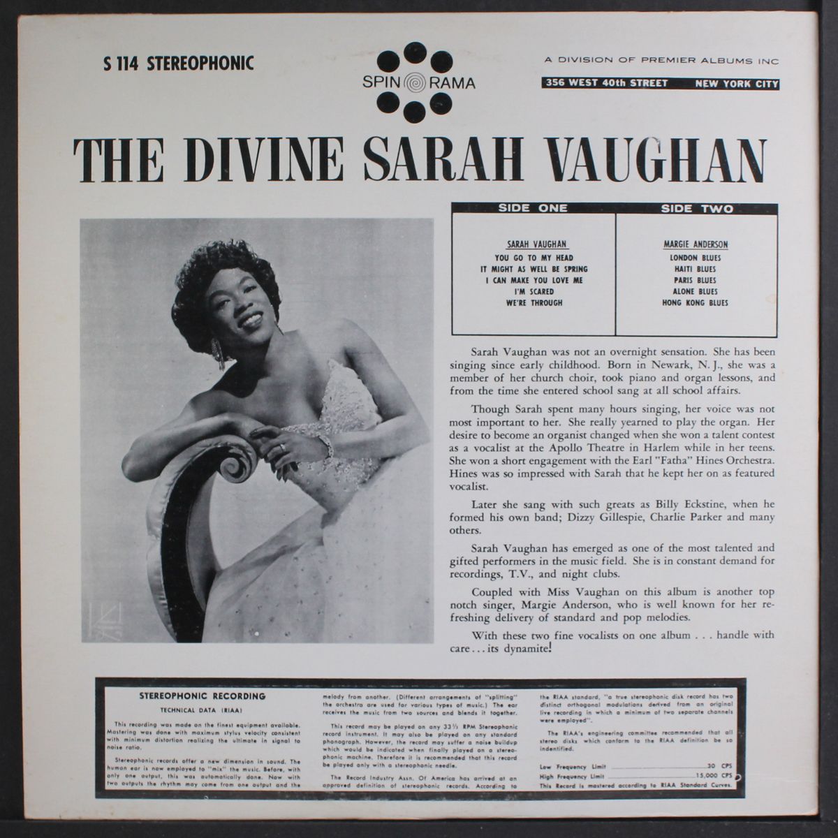 the divine by SARAH VAUGHAN