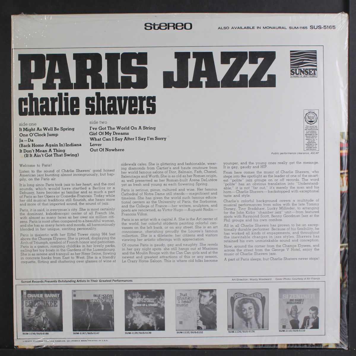 paris jazz by CHARLIE SHAVERS