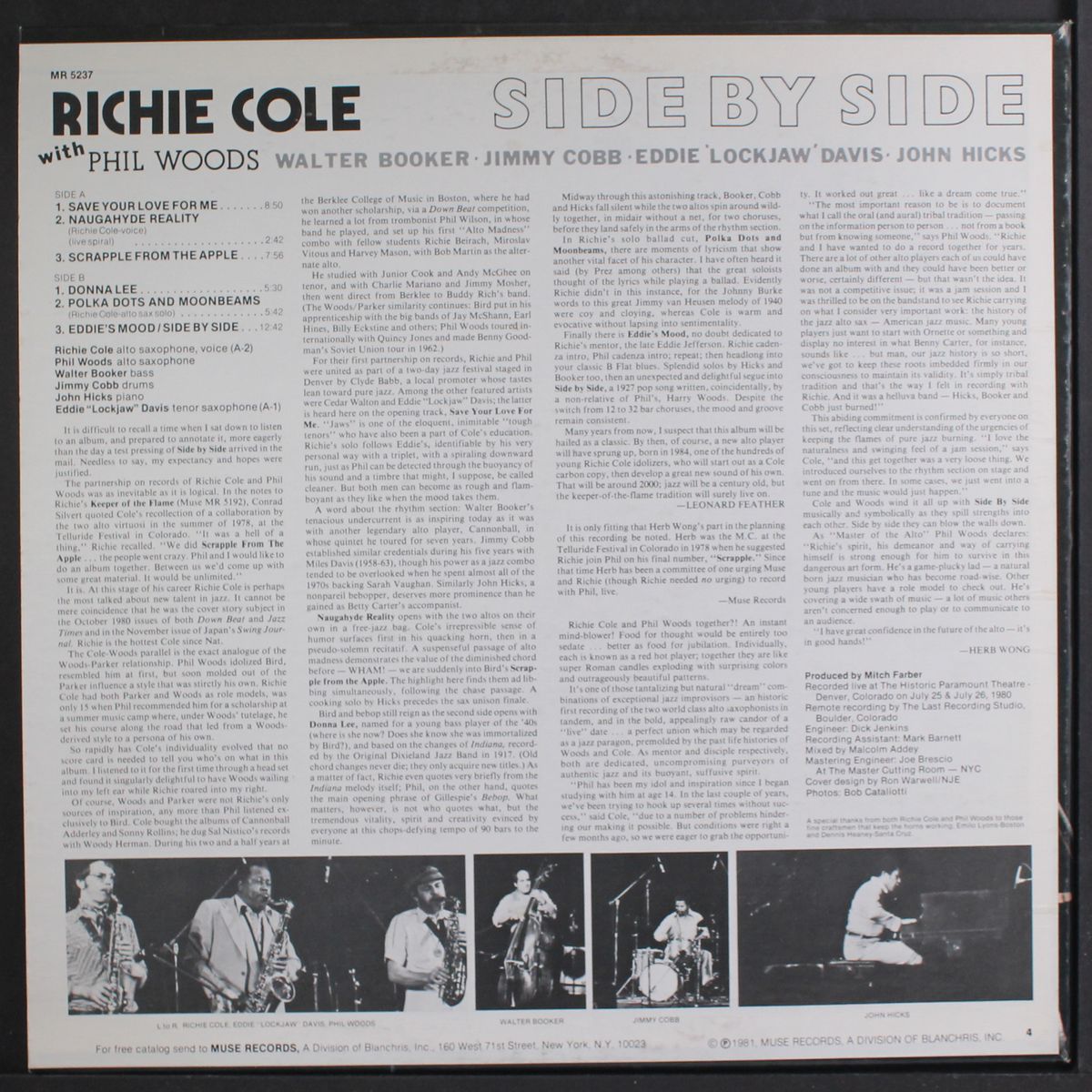 side by side by RICHIE COLE