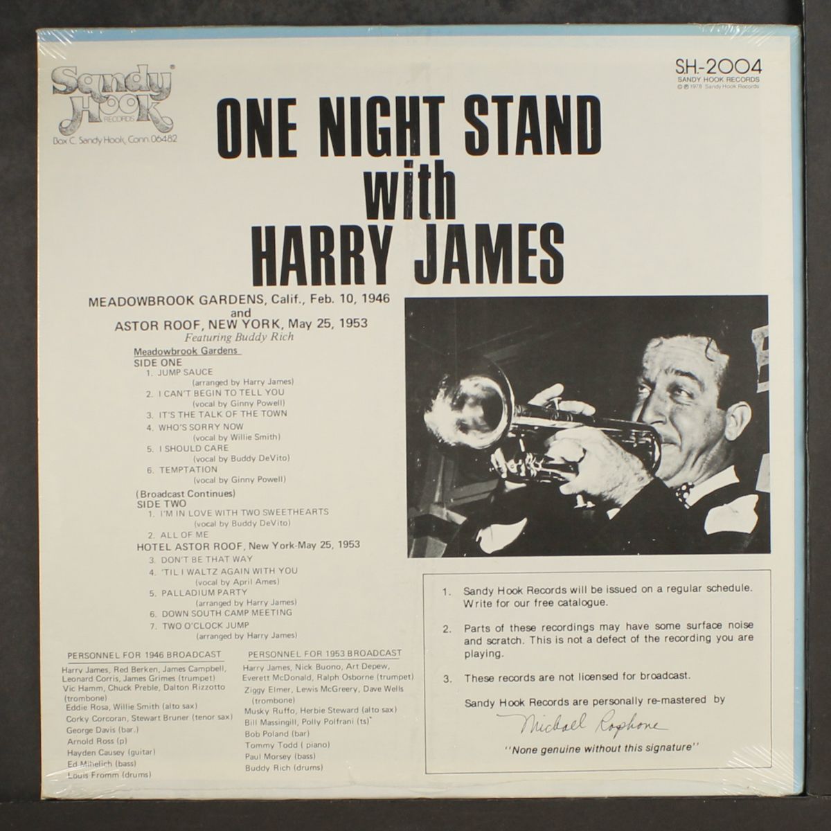 one night stand by HARRY JAMES