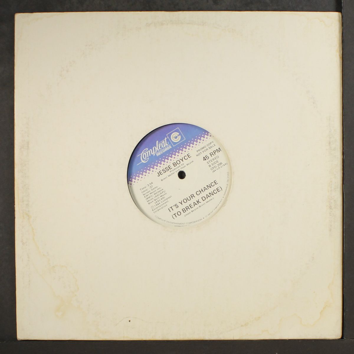 it's your chance ( to break dance ) by JESSE BOYCE