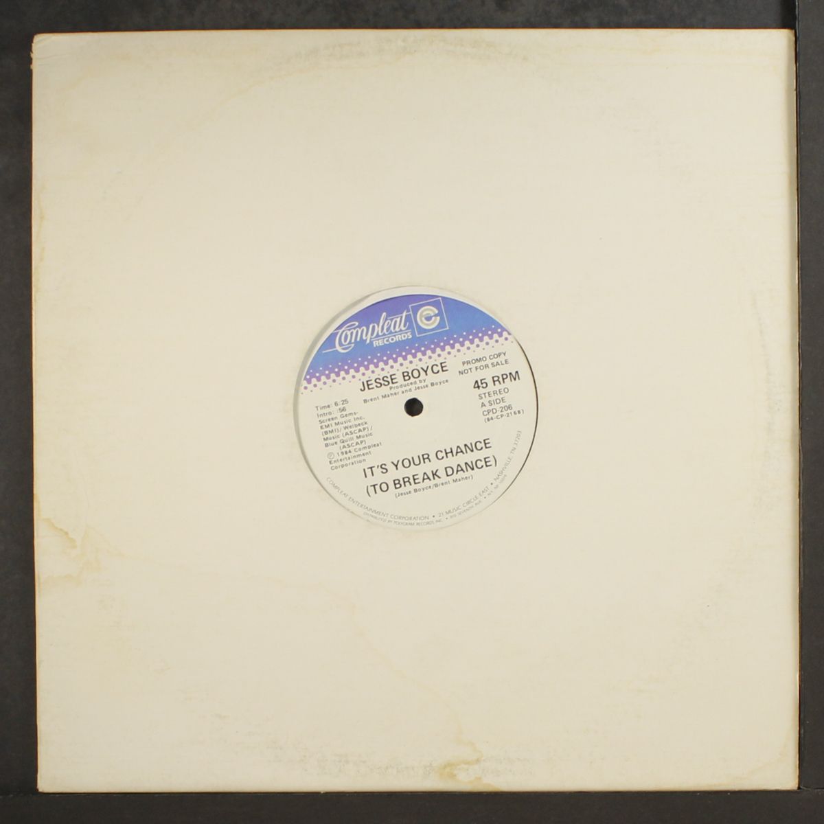 it's your chance ( to break dance ) by JESSE BOYCE
