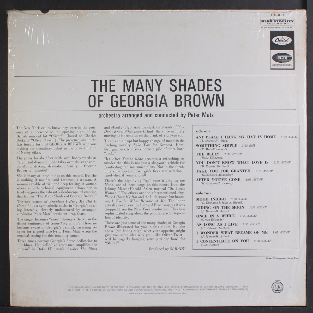 the many shades of georgia brown by GEORGIA BROWN