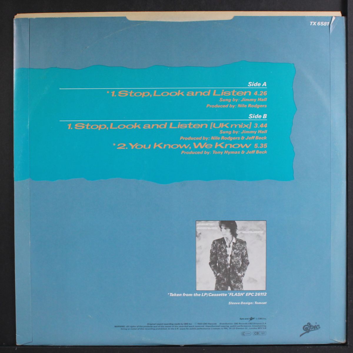 stop, look & listen / stop, look & listen (uk mix / you know we know) by JEFF BECK