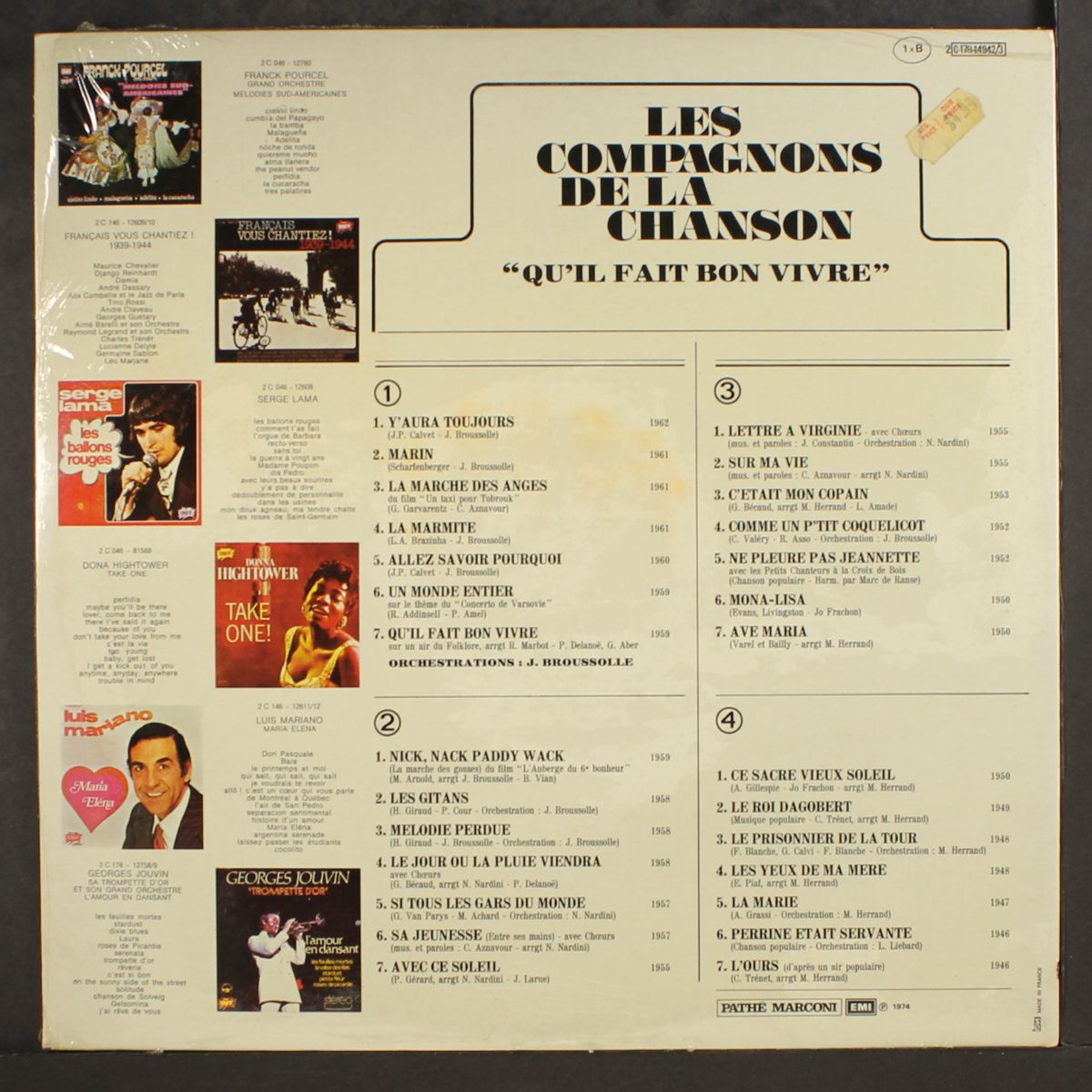 les compagnons de la chanson by LES COMPAGNONS DE LA CHANSON