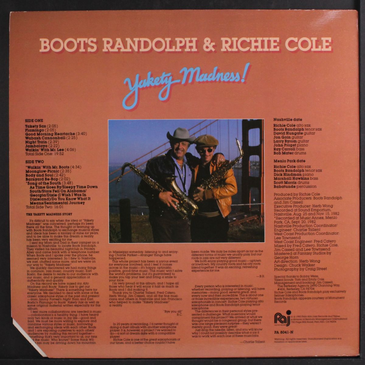 yakety madness! by RICHIE COLE & BOOTS RANDOLPH