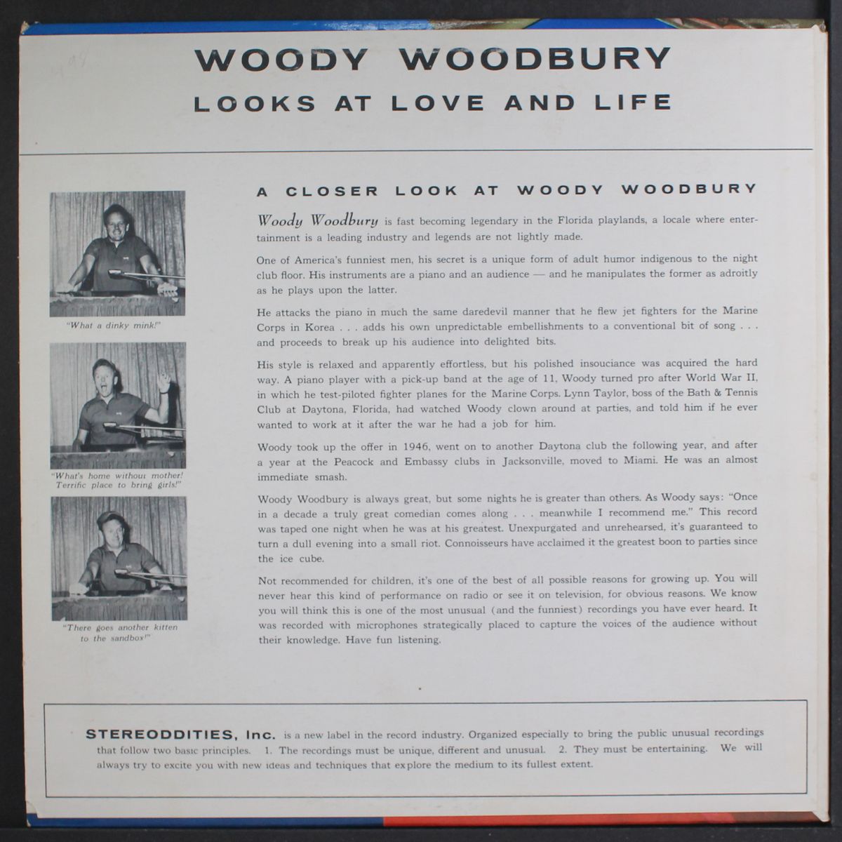 looks at love and life by WOODY WOODBURY