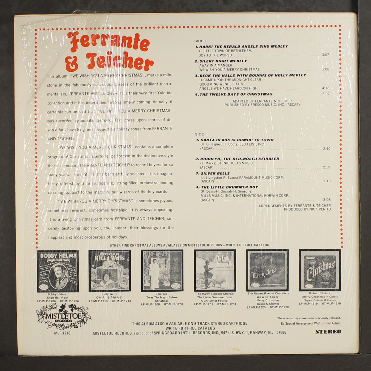 we wish you a merry christmas by FERRANTE & TEICHER