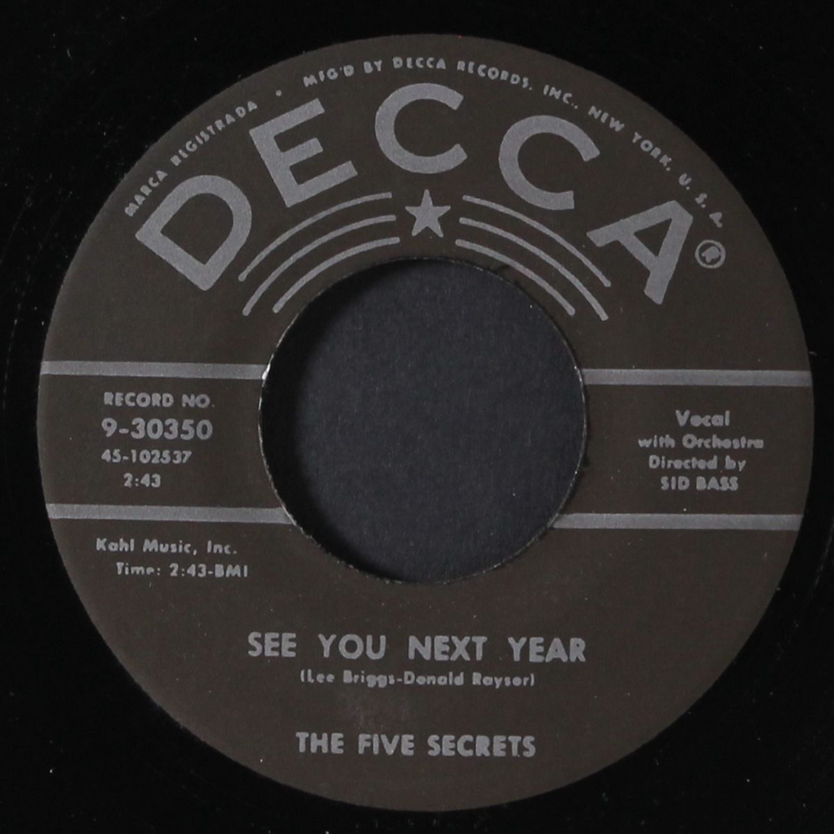 see you next year / queen bee by FIVE SECRETS