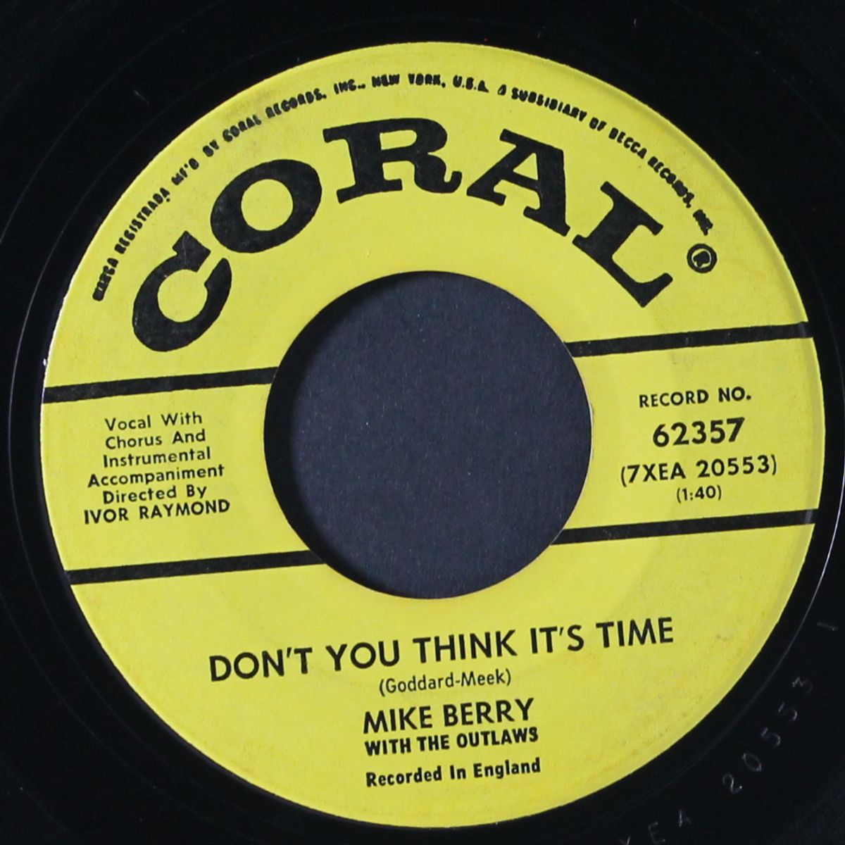 don't you think it's time / loneliness by MIKE BERRY