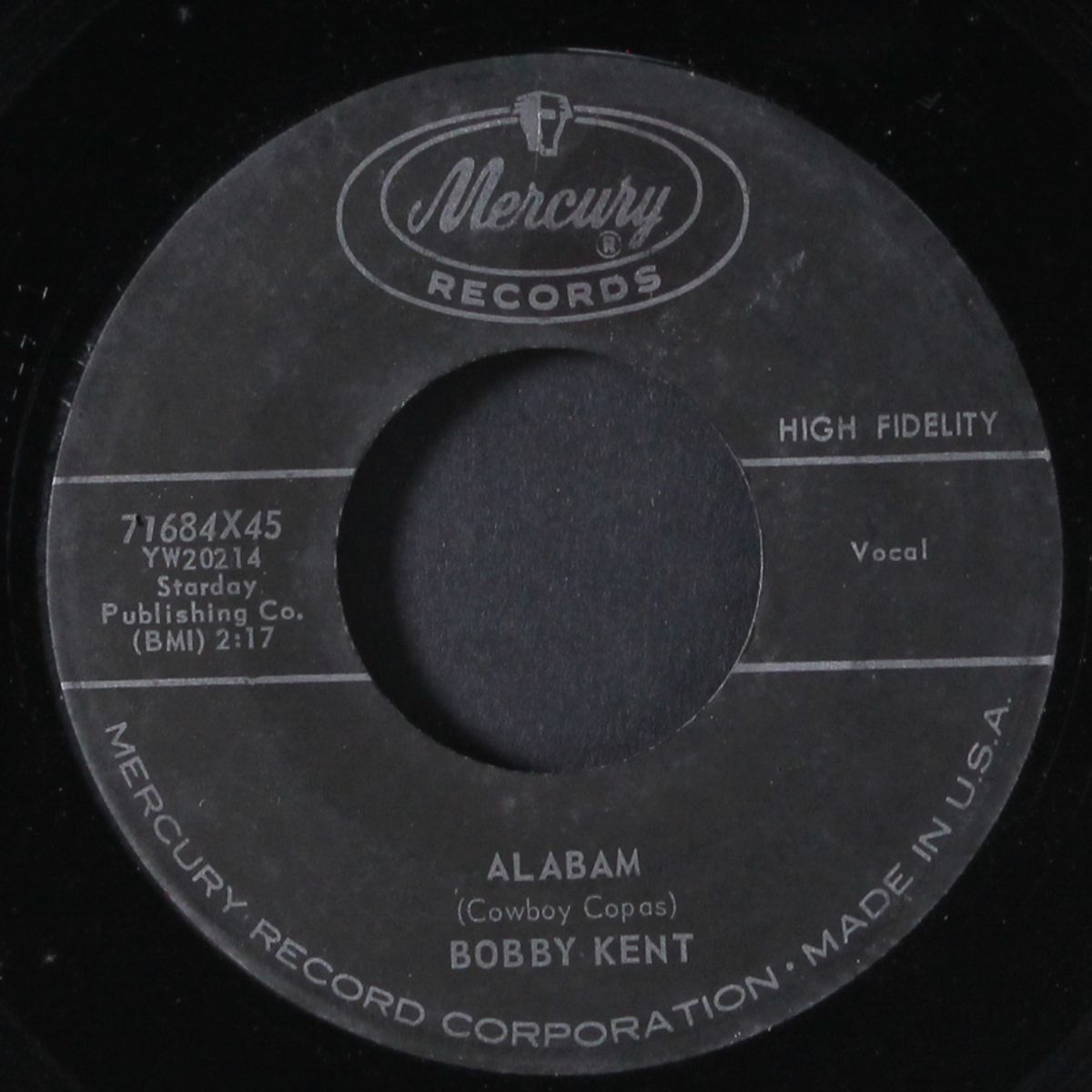 i walk with you / alabam by BOBBY KENT