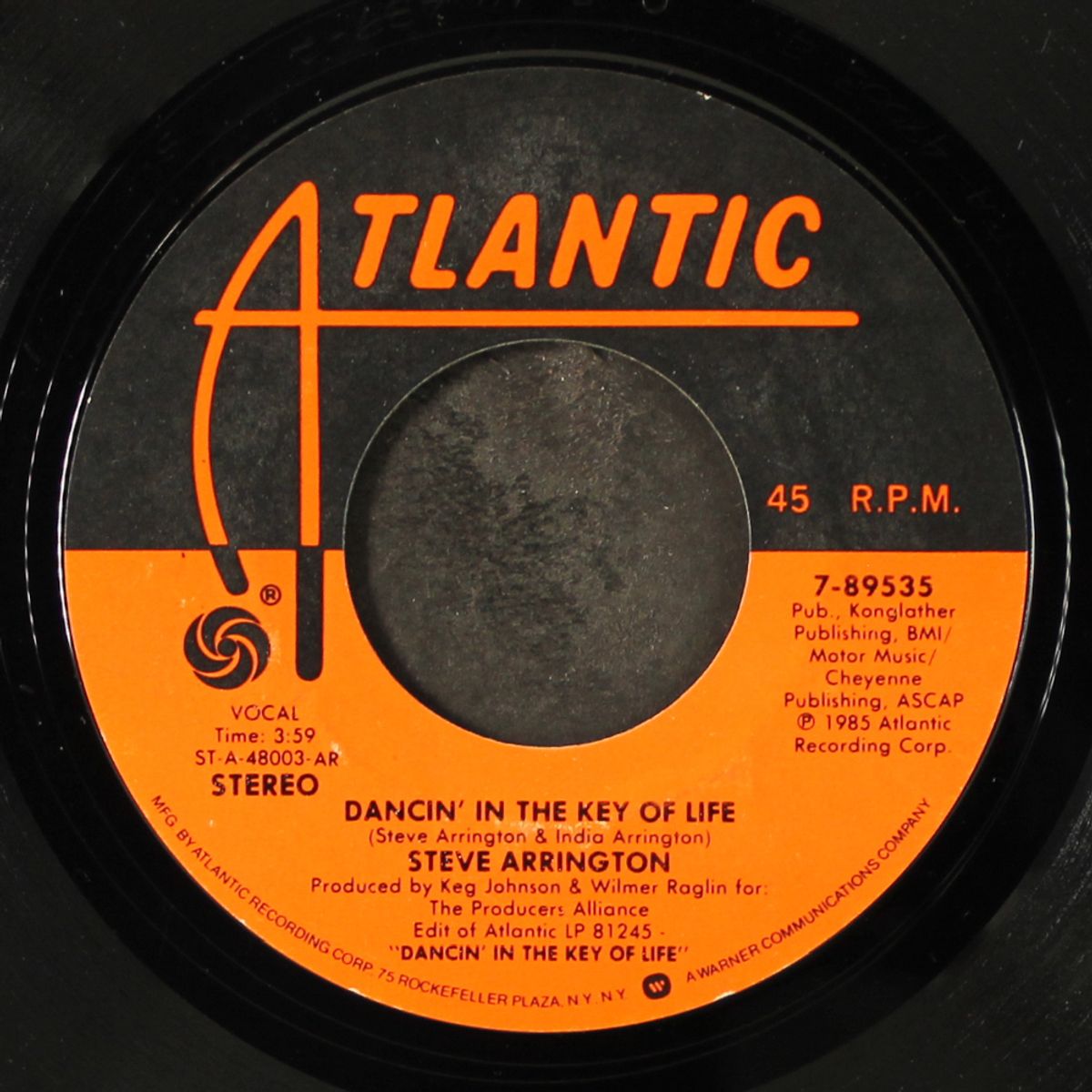 dancin' in the key of life / brown baby boy by STEVE ARRINGTON