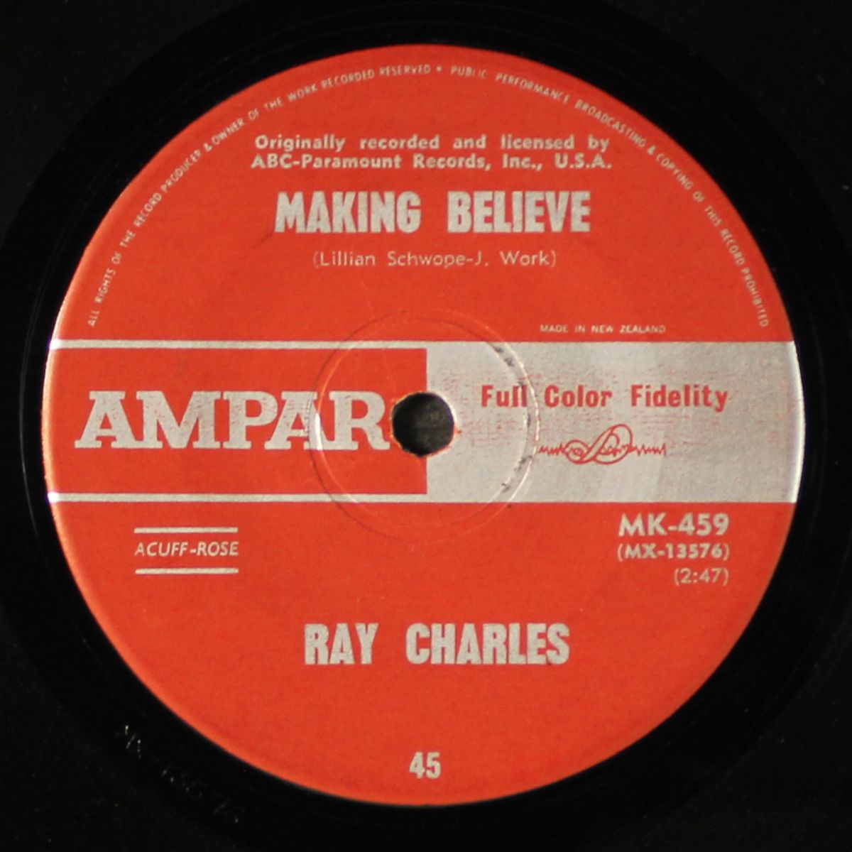 busted / making believe by RAY CHARLES
