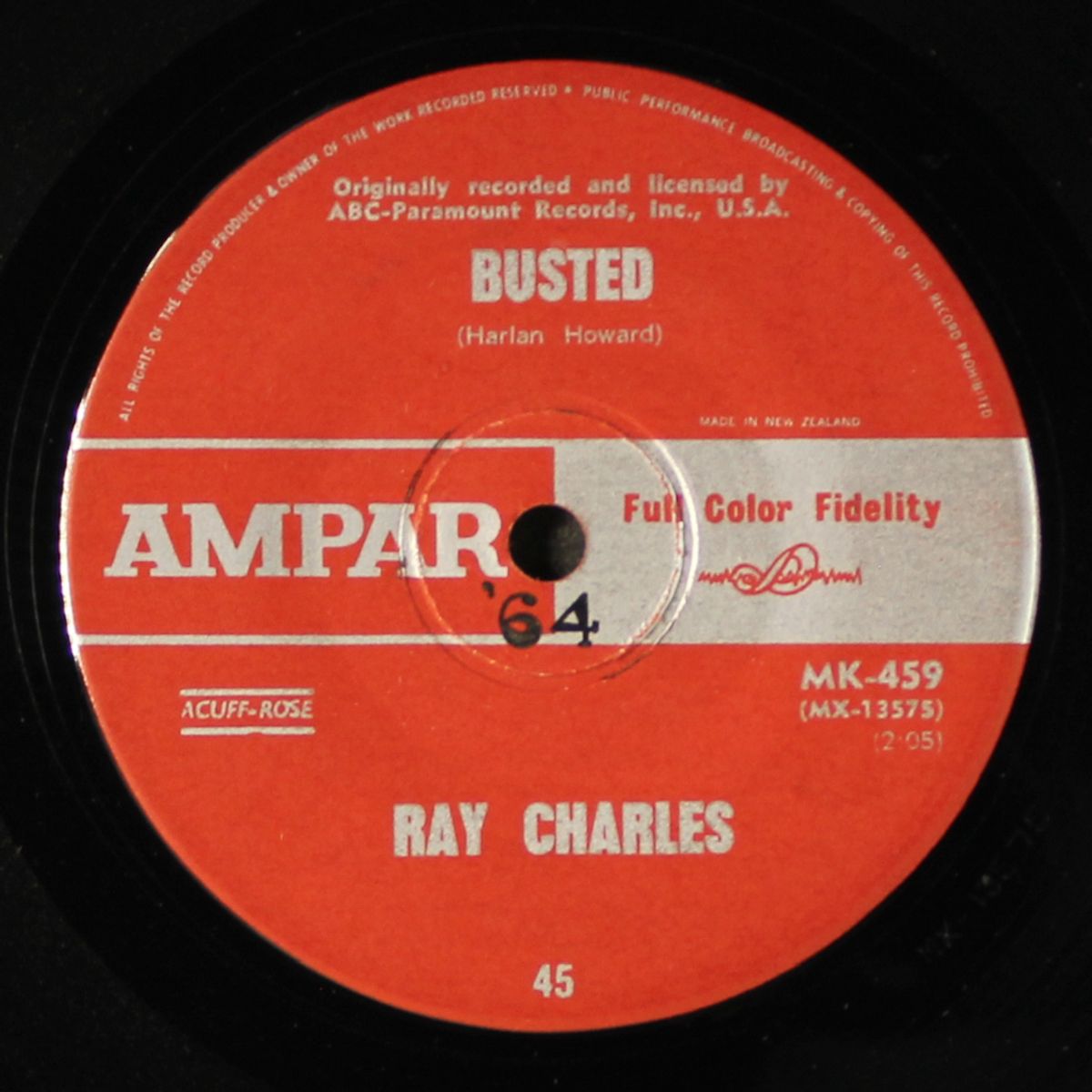 busted / making believe by RAY CHARLES