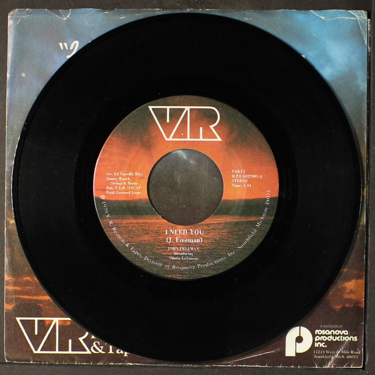 i need you / part ii by JOHN FREEMAN