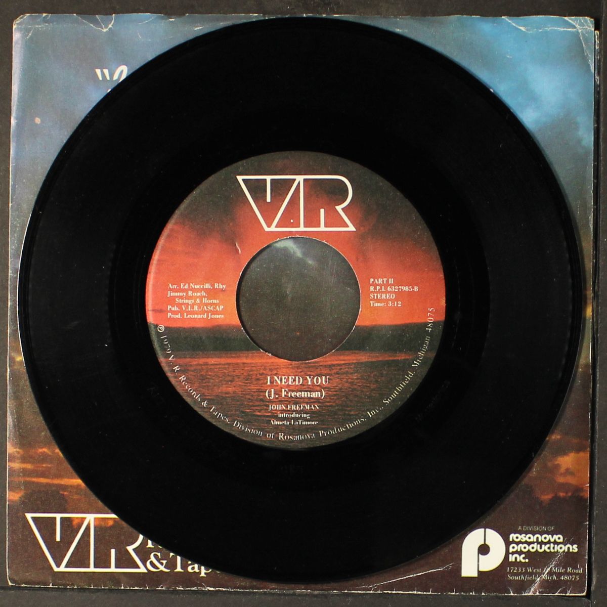 i need you / part ii by JOHN FREEMAN