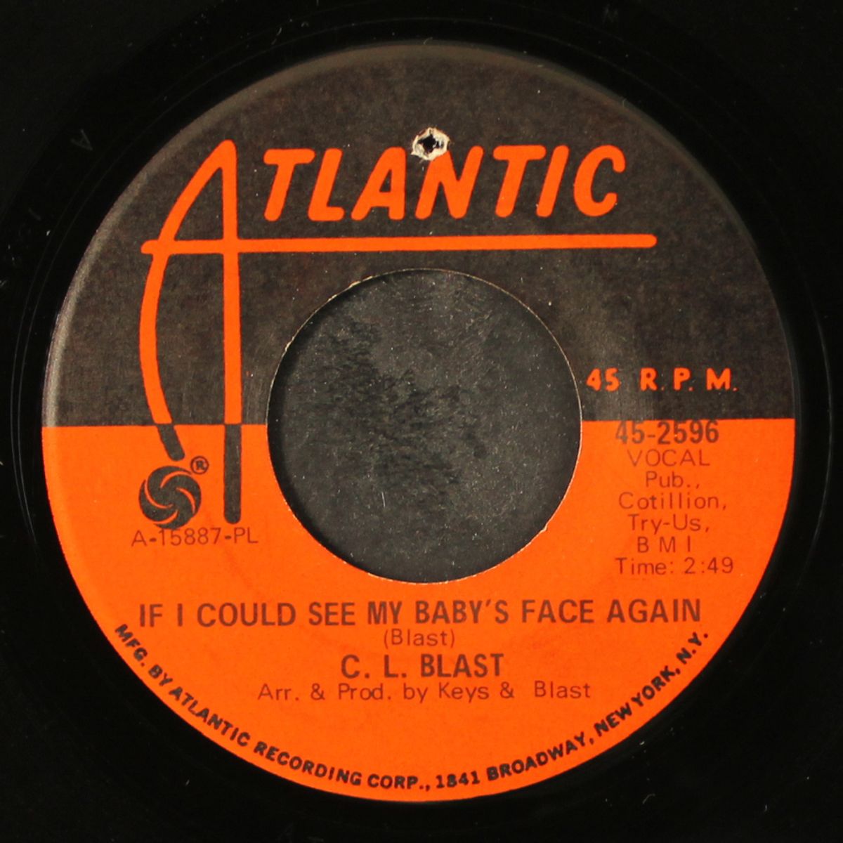 i'll take the case / if i could see my baby's face again by C.L. BLAST