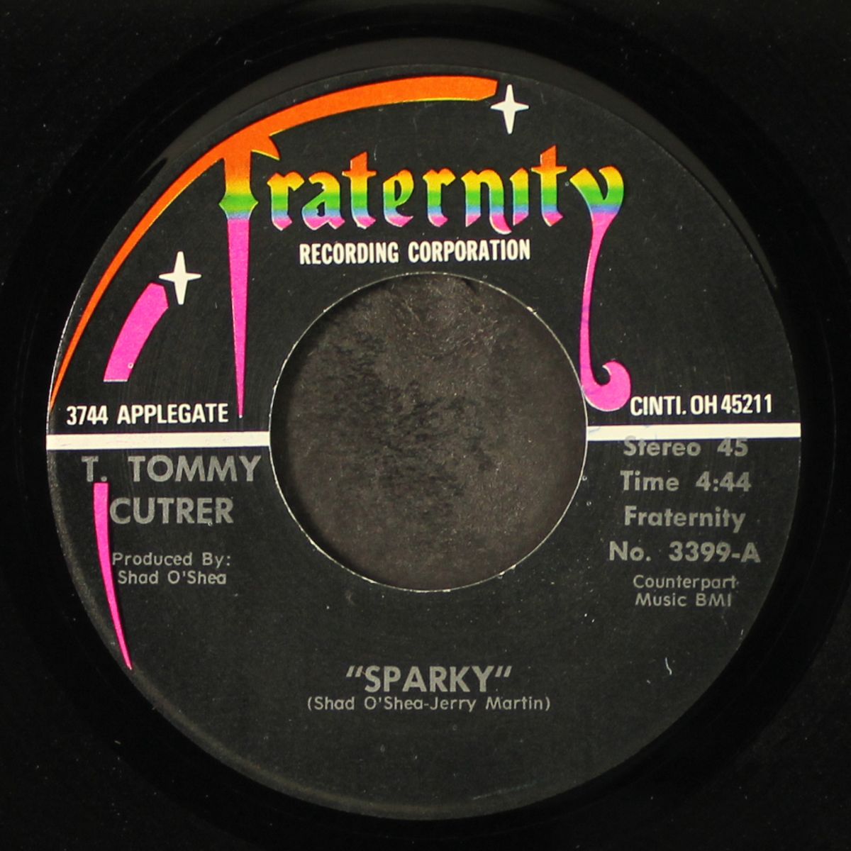 sparky / one step back by T. TOMMY CUTRER