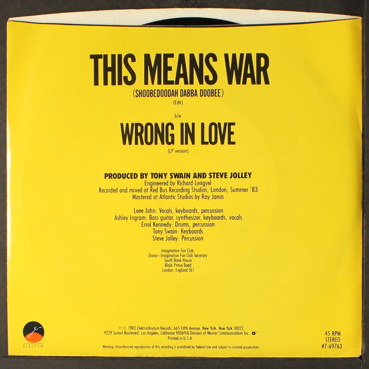 this means war / wrong in love by IMAGINATION