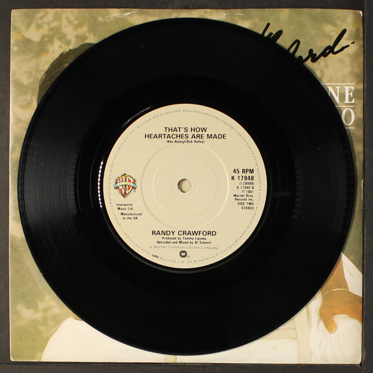 one hello / that's how heartaches are made by RANDY CRAWFORD
