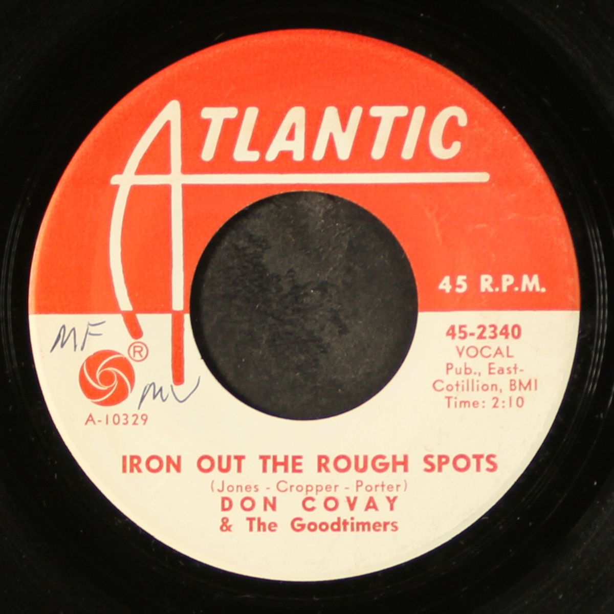 iron out the rough spots / you put something on me by DON COVAY