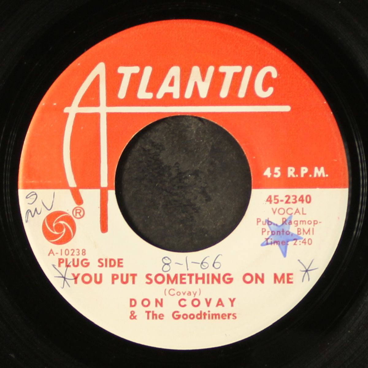 iron out the rough spots / you put something on me by DON COVAY