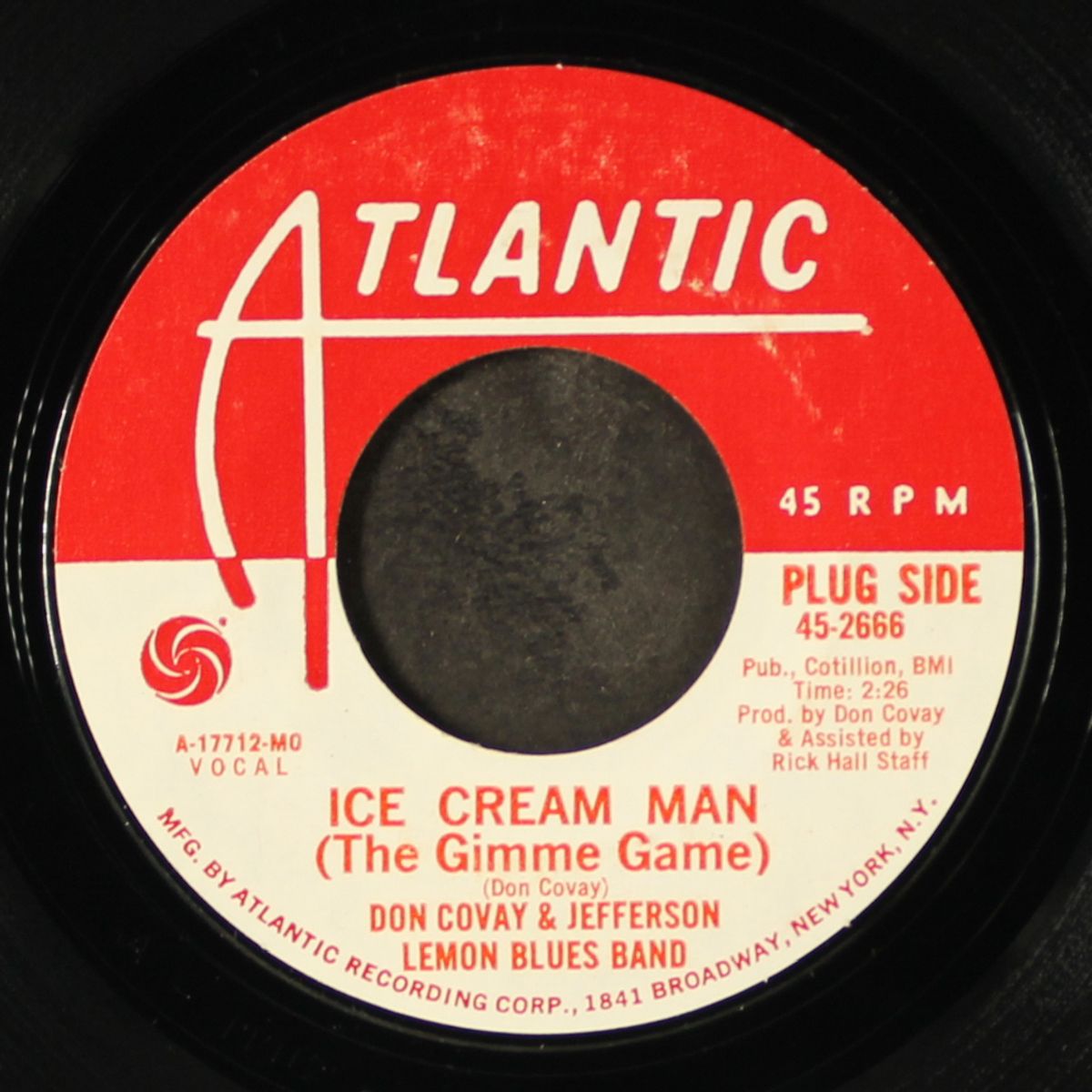 black woman / ice cream man by DON COVAY