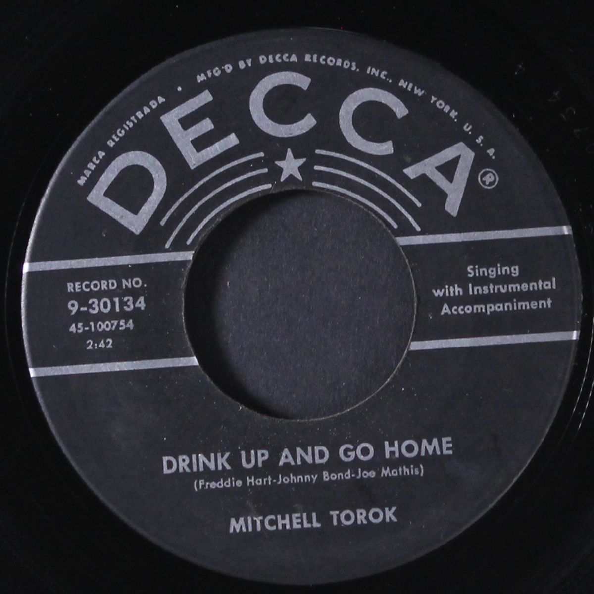 drink up and go home / take this heart by MITCHELL TOROK