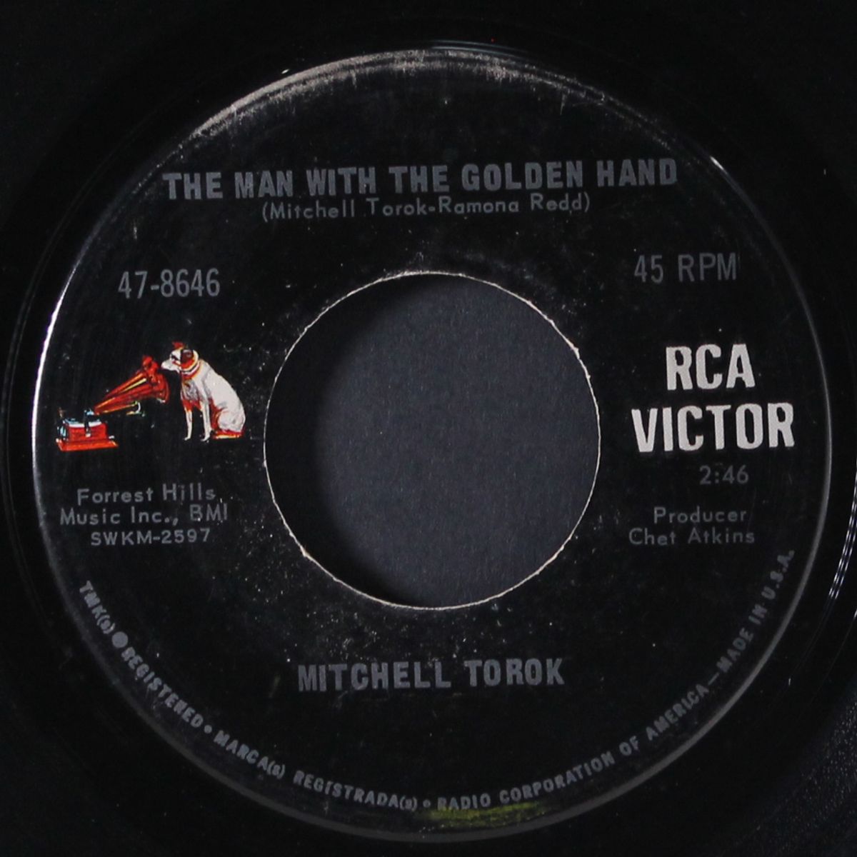 the man with the golden hand / i need all the help i can get by MITCHELL TOROK