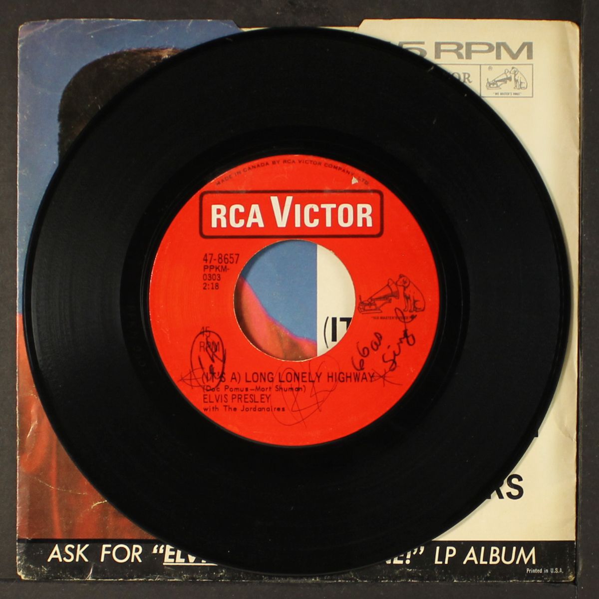 i'm yours / long lonely highway by ELVIS PRESLEY