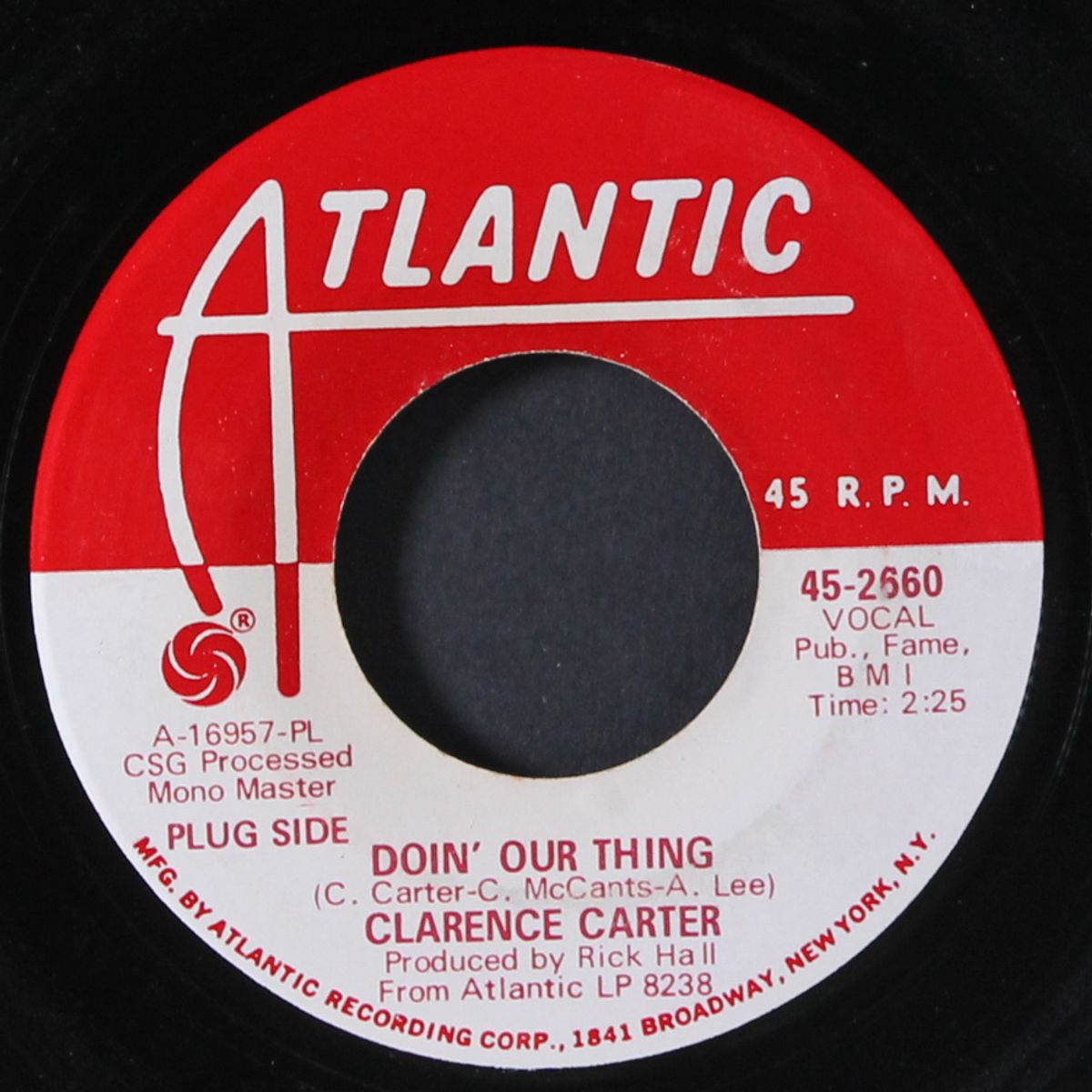 doin' our thing by CLARENCE CARTER