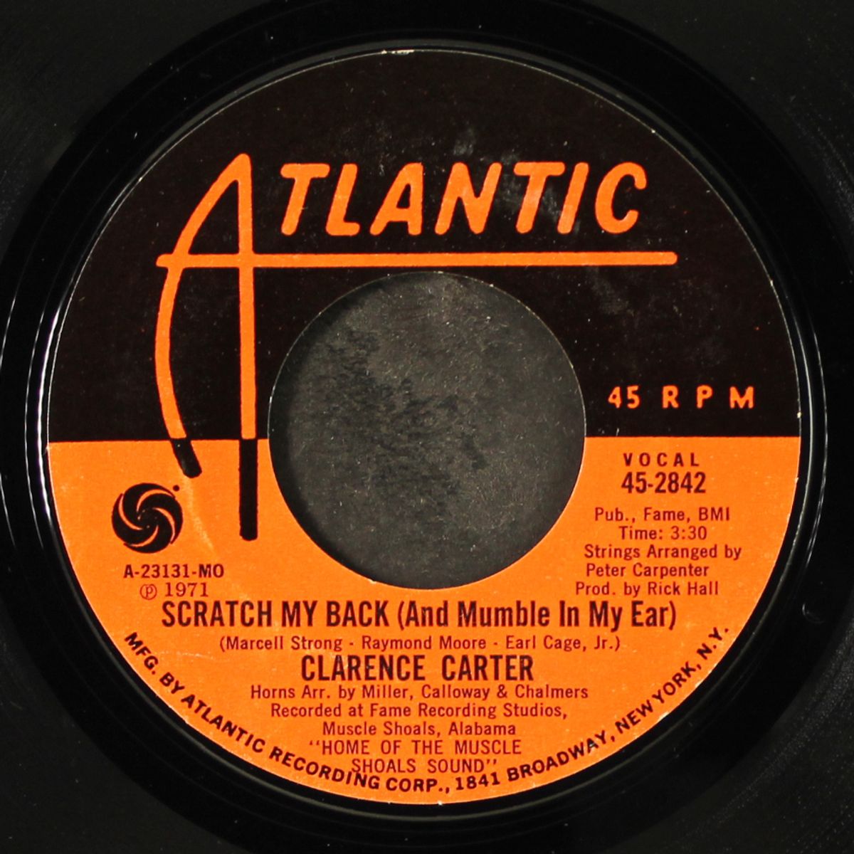 scratch my back / i'm the one by CLARENCE CARTER