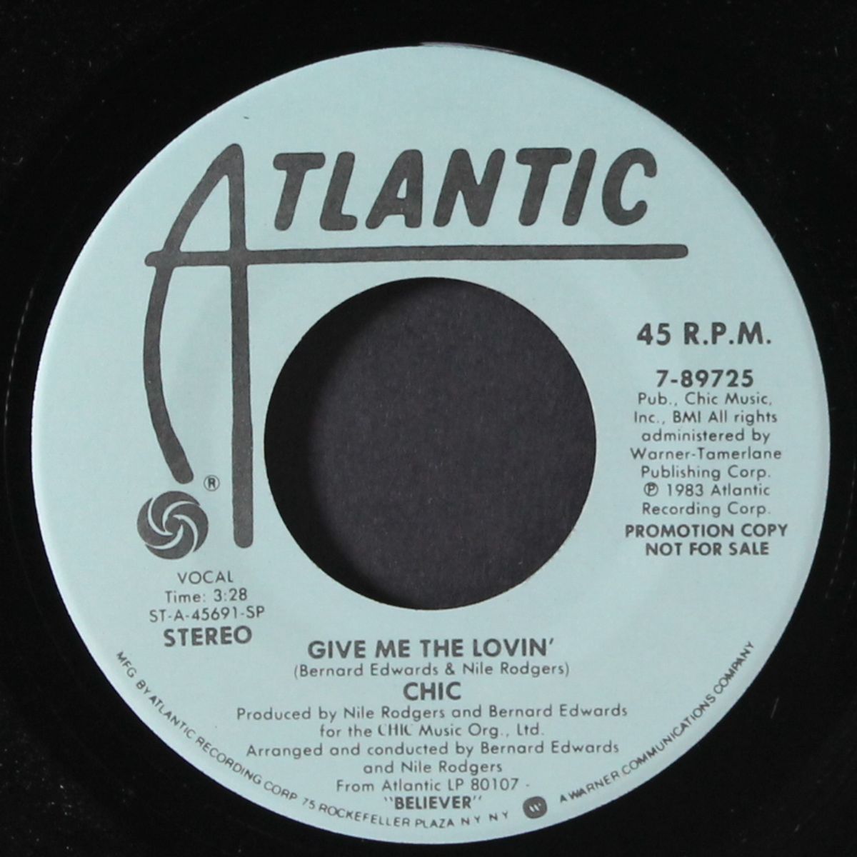 give me the lovin' / same by CHIC