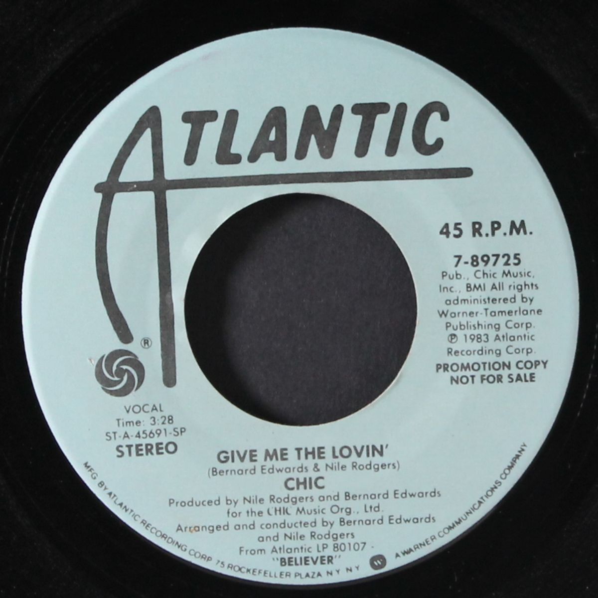 give me the lovin' / same by CHIC