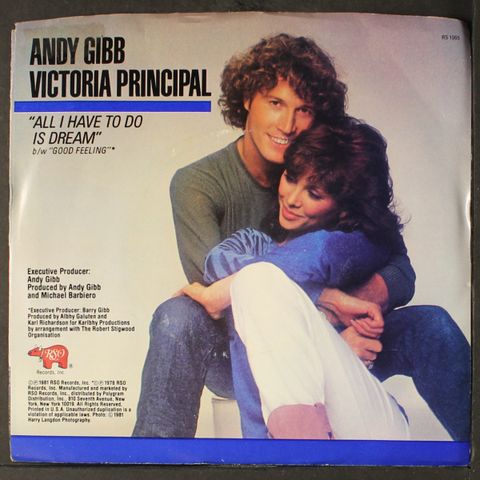 ANDY GIBB & VICTORIA PRINCIPAL