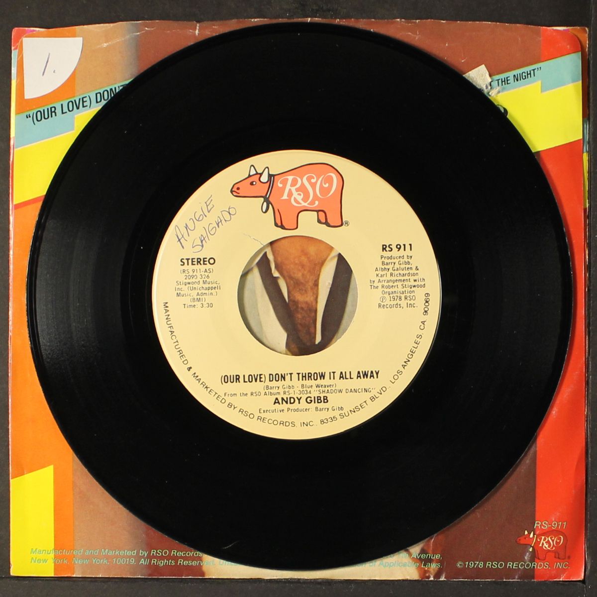 (our love) don't throw it all away / mono by ANDY GIBB
