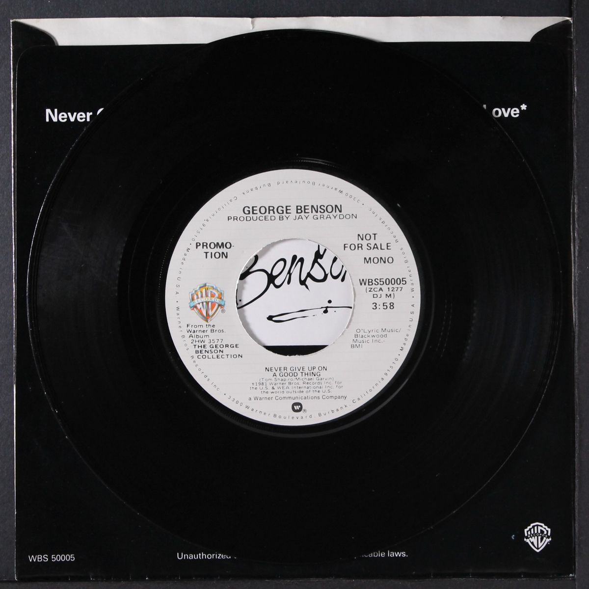 never give up on a good thing by GEORGE BENSON