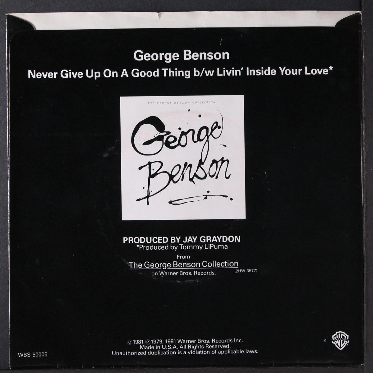 never give up on a good thing by GEORGE BENSON