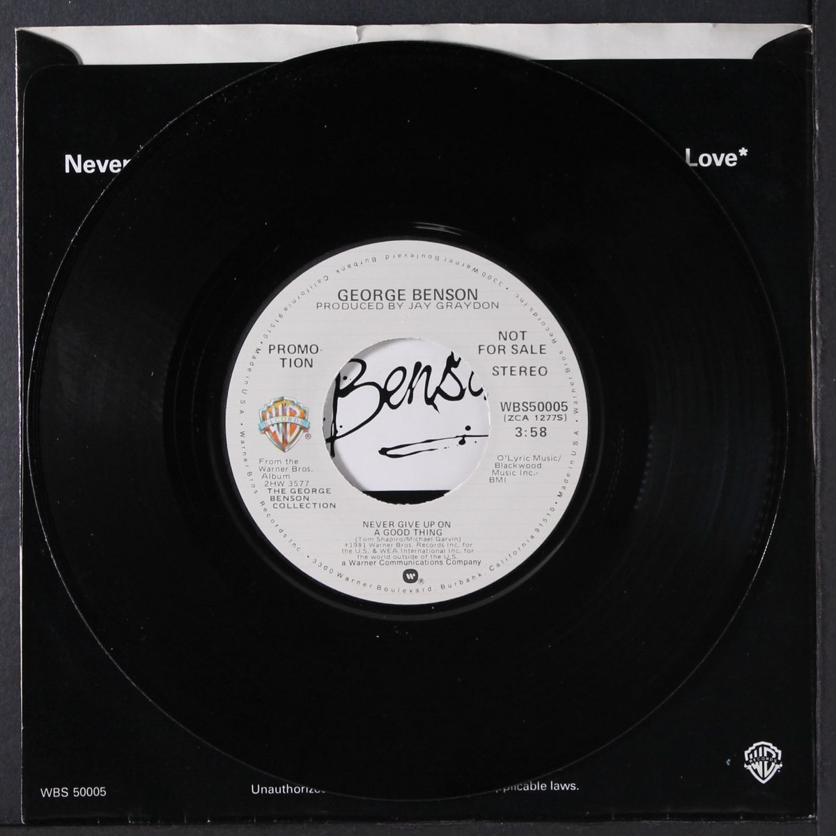 never give up on a good thing by GEORGE BENSON
