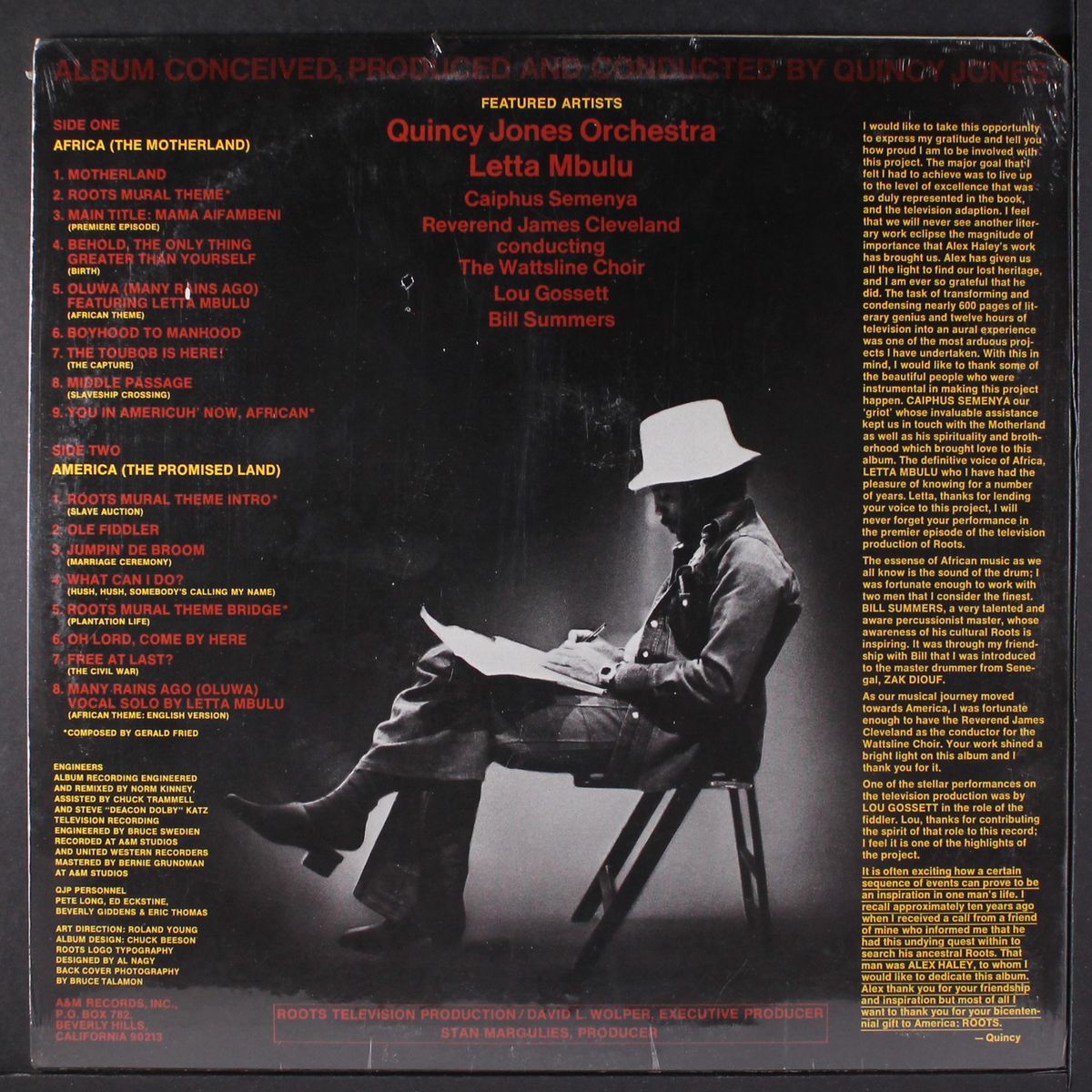roots soundtrack by QUINCY JONES