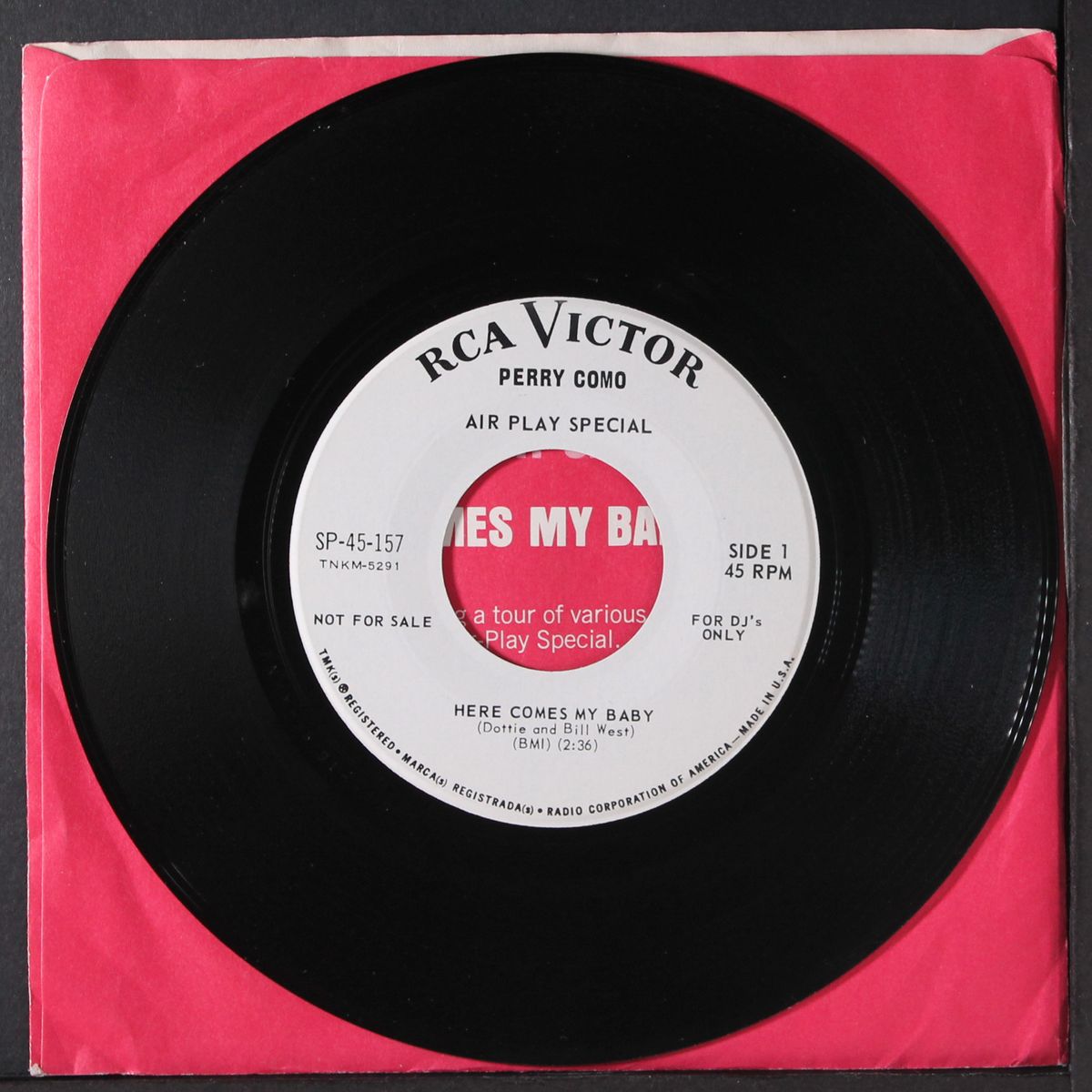here comes my baby / baia by PERRY COMO