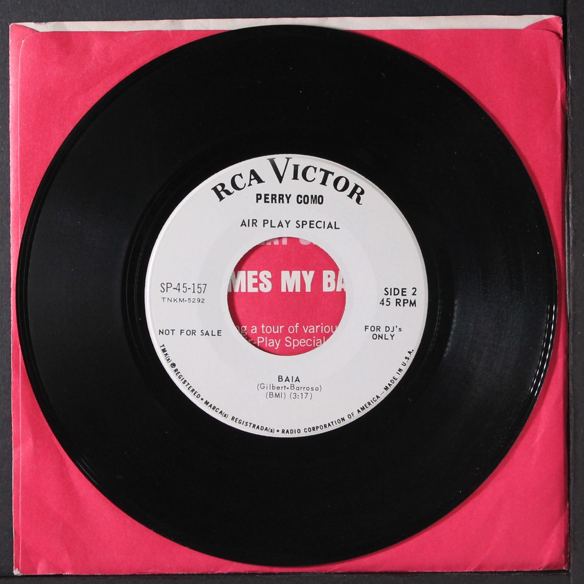 here comes my baby / baia by PERRY COMO