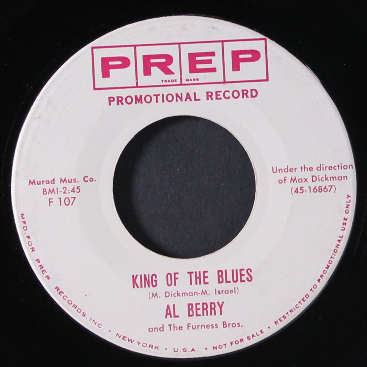please don't call me a fool / king of the blues by AL BERRY & FURNESS BROTHERS