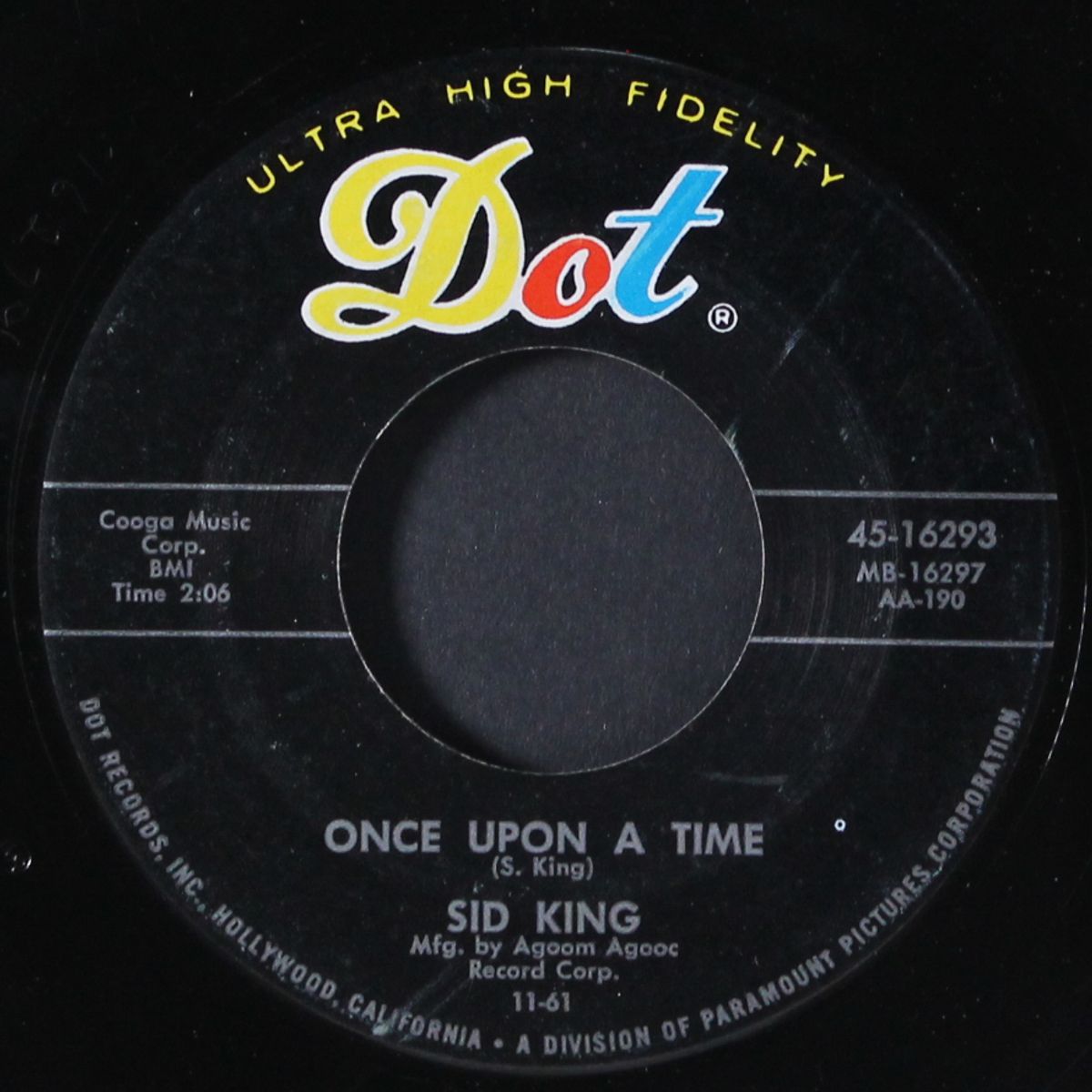 once upon a time / hello there rockin' chair by SID KING