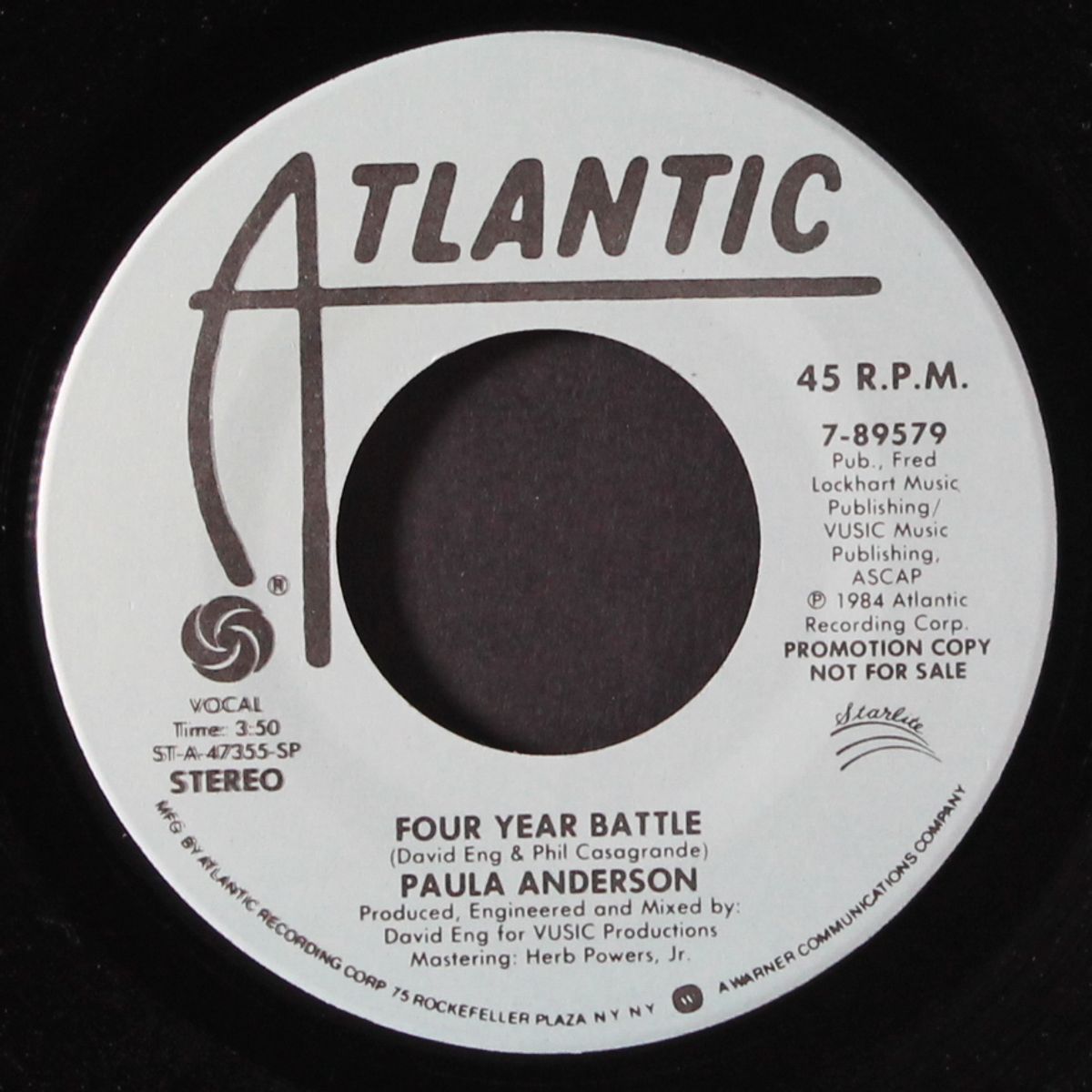 four year battle / same by PAULA ANDERSON