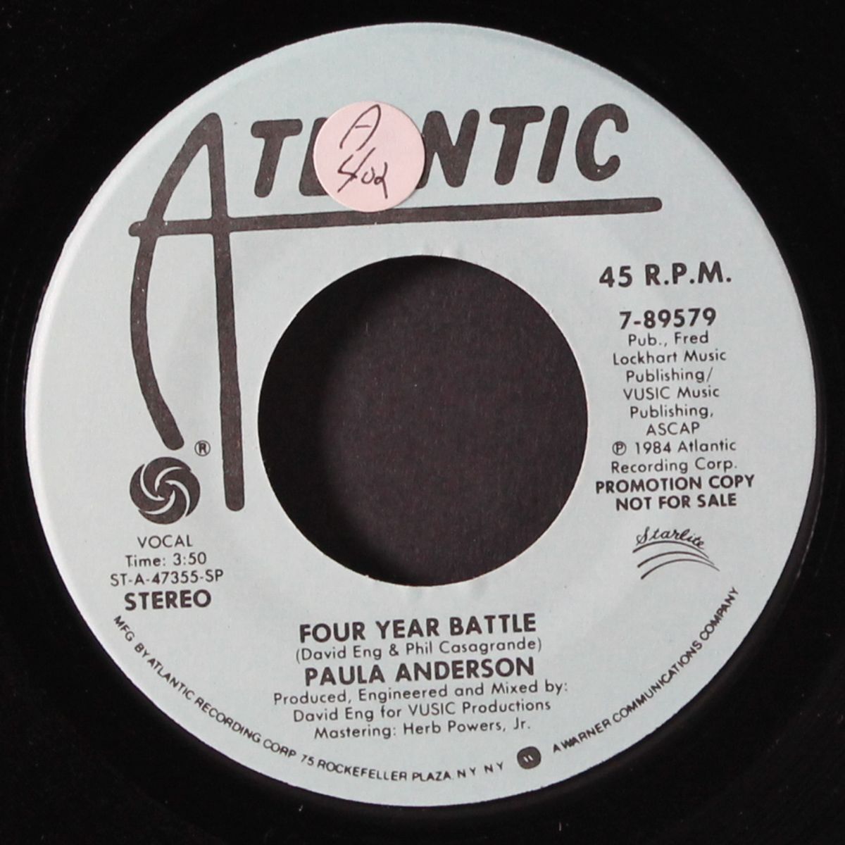 four year battle / same by PAULA ANDERSON